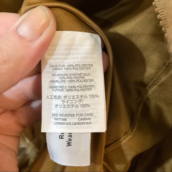 J. Crew Brown Teddy Plush Fleece Excursion Vest - Picture 12 of 13